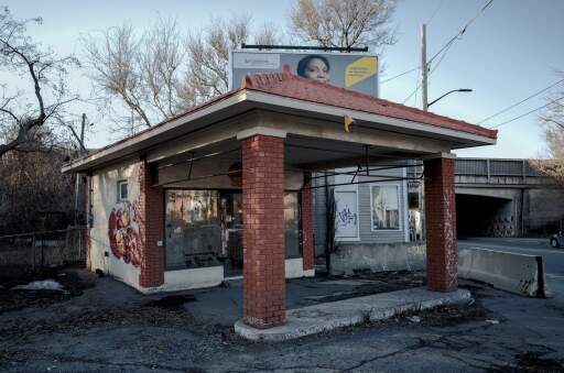 An empty building, what could be the story behind it?